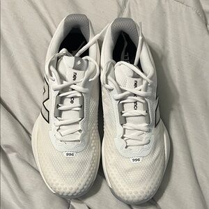 New Balance White Athletic Shoes
